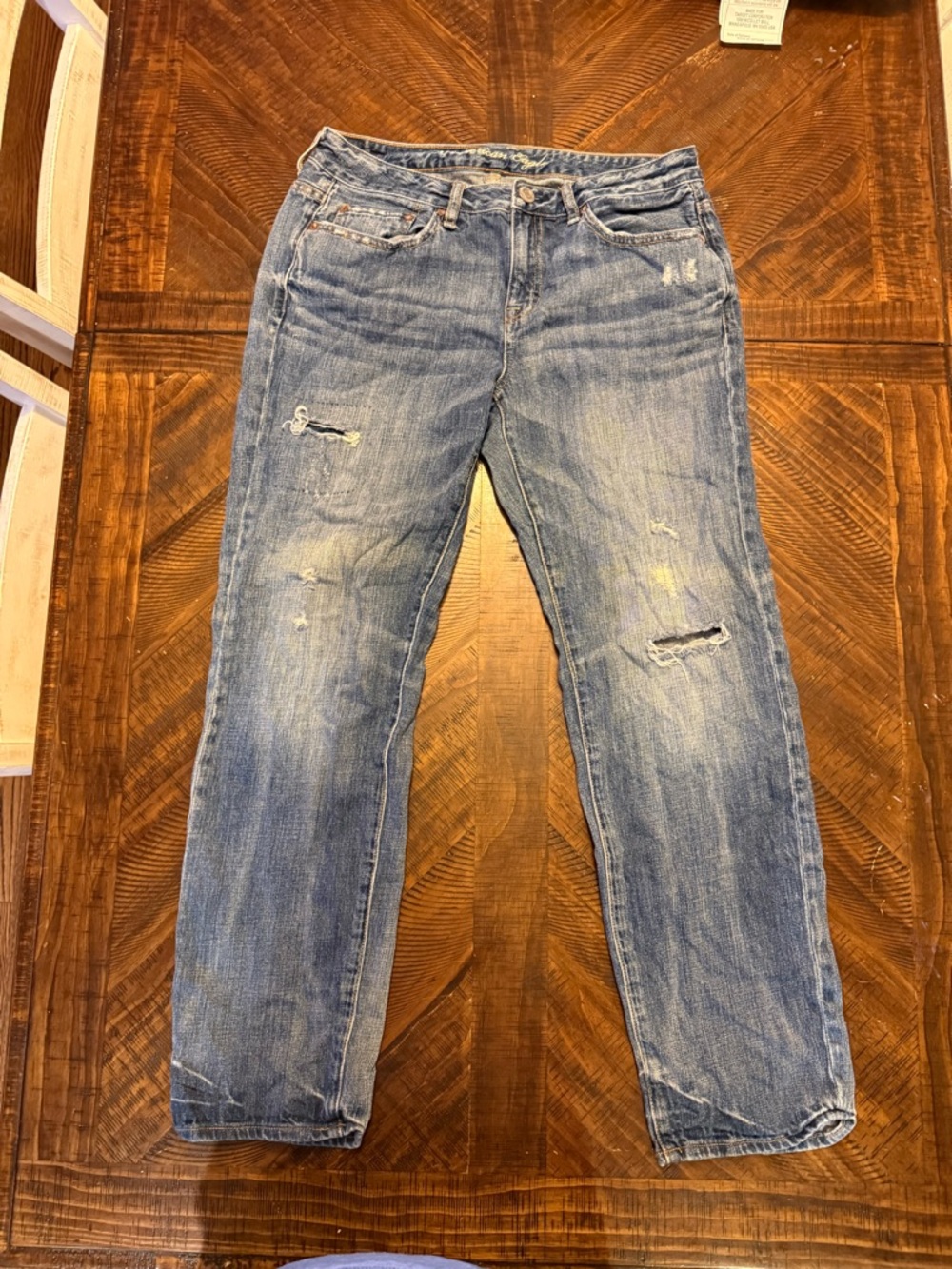 American Eagle Blue Denim Jeans straight leg